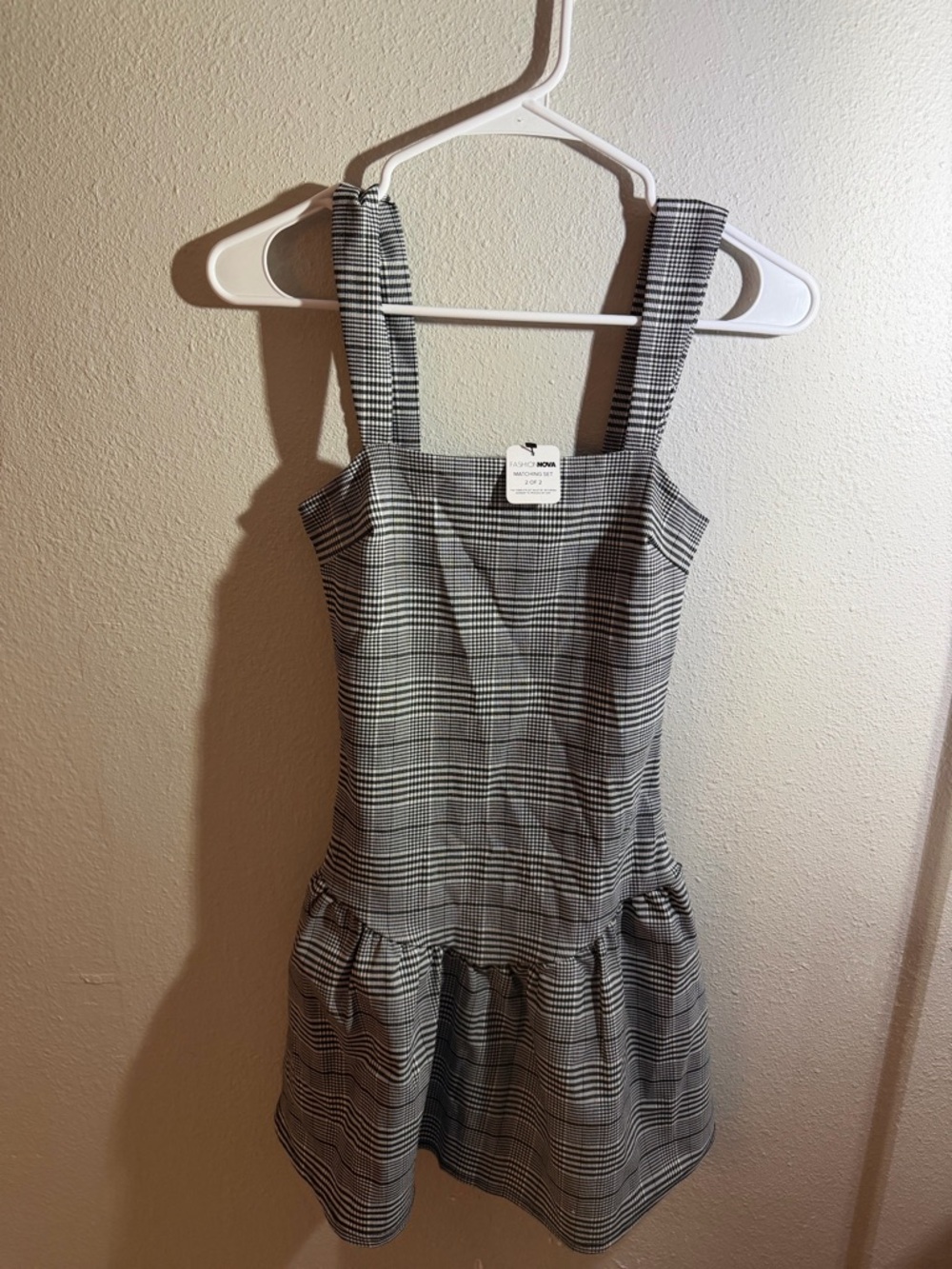 Fashion Nova Corporate Millennial Plaid Mini Dress Set - Picture 2 of 5